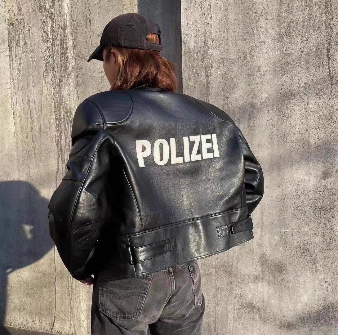 Polizei Leather Jacket Motor