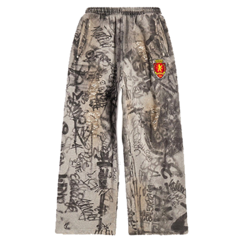 Balenciaga Skater Graffiti SweatpantWhite